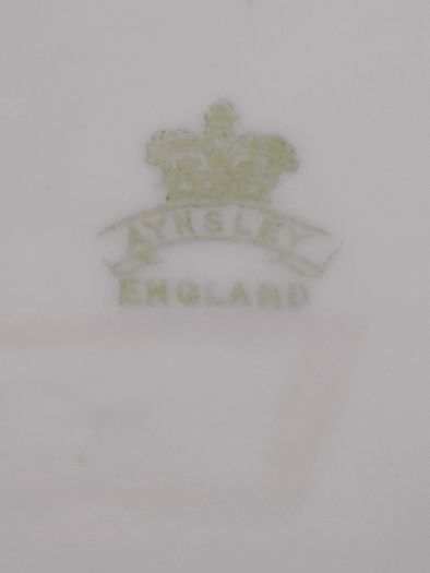 Antique Aynsley cobalt blue cabinet plate