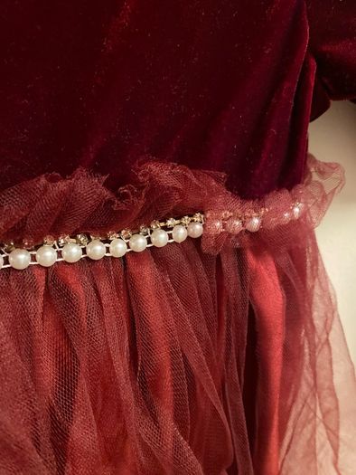 Juliet wine dress (age 3)