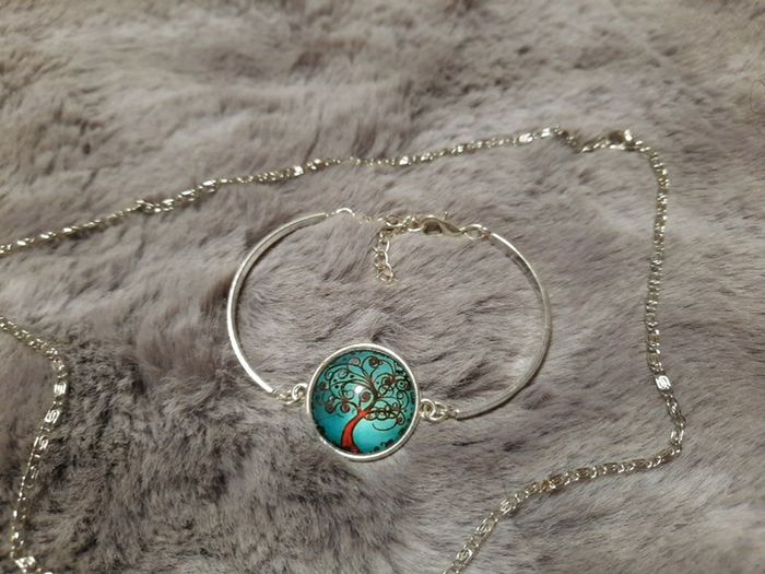 Tree of life necklace, earrings and bracelet set