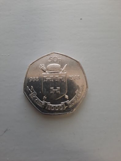 Millennium Irish 50 pence coins / Only 5 left