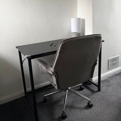 Vinsetto Grey Upholstered Office Chair