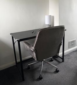 Vinsetto Grey Upholstered Office Chair