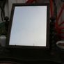 Antique Wooden Large Shaving Mirror Image 2