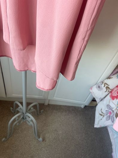 blouse Bnwt size 10 dusky pink high neck blouse