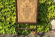 antique fire screen