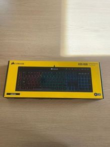 Corsair K55 RGB Wired Membrane Gaming Keyboard - IP42 Dust and Spill-Resistant - 6 Macro Keys with Elgato Integration