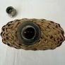 Vintage early 20th century wicker hip flask - very good condition Image 3