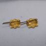 Pair of Garda Siochana Gold Coloured Collar Badges Image 5