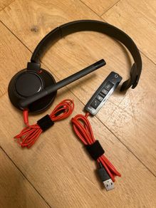 Poly Blackwire 5220 Hi-Fi Stereo Wired Headset USB
