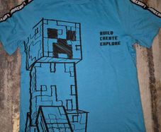 minecraft t-shirt size 13-14y