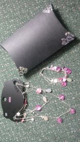 matching necklace and bracelet set