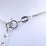 Vintage Sterling Silver Leaf Pendant and  Box Chain Necklace (L19,5" - 13,28g) Image 10