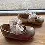 Baby gold shoes Image 2