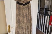 Animal Leopard Print Silk feel Jumpsuit