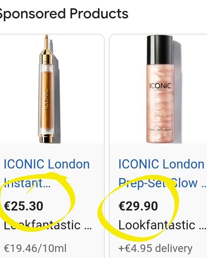 Iconic Prep set glow spray 120ml and Instant Sunshine Bronzing Drops  13ml Worth over 50e