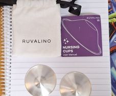 NEW Ruvalino Silver Nipple Cups / Nursing Cups