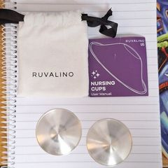 NEW Ruvalino Silver Nipple Cups / Nursing Cups