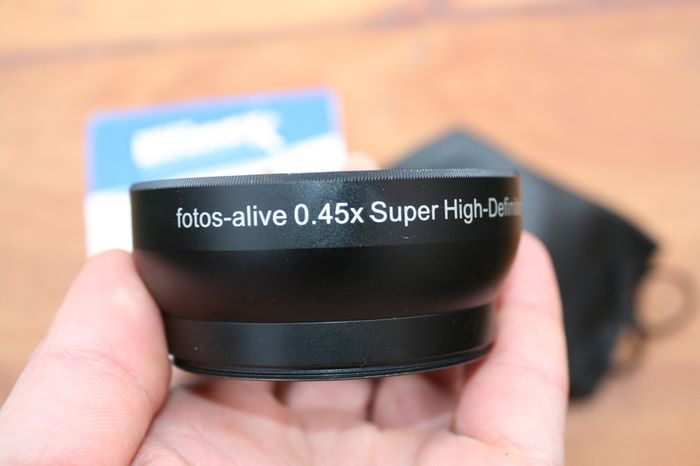 58MM Wide Angle 0.45x Converter Lens with Macro Close-Up Attachment for Rebee