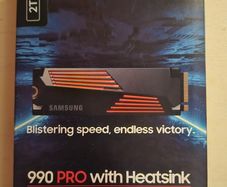 New 2TB Samsung 990 Pro Heatsink NVMe M.2 SSD