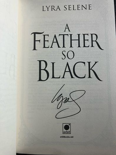 FairyLoot A Feather So Black Lyra Selene SIGNED