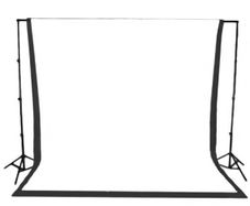 2 x 3 m Background Stand 3m x 3.6m Muslin Background