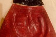 Zara skirt sequined corset