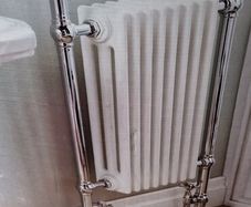 Hand crafted luxury heated towel rail