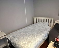 Solid Wood Double Bed Frame & Mattress (Excellent Condition, Not IKEA!)