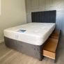New Stylish Double 4ft, 4ft6, King 5ft And 6ft Superking Sizes Divan Beds Instock. Drawers And Optional Tufted Mattresses Available. Free Delivery Image 9