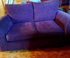 Dark plum purple 2 seater