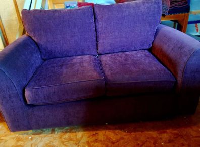 Dark plum purple 2 seater