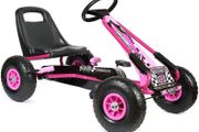 Girls Kids Pedal Go-kart 5-8yrs Inflatable Tyres