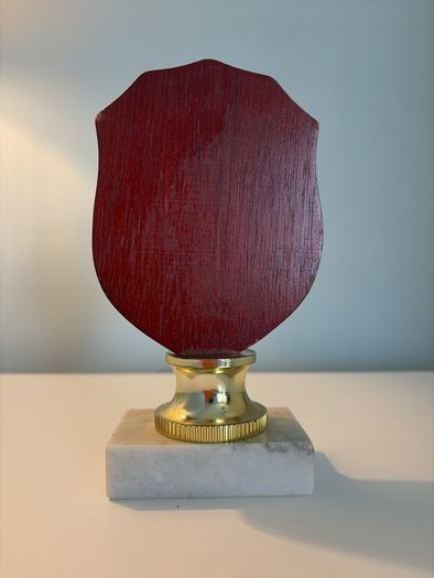 Wooden trophy