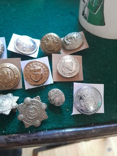 old Irish buttons