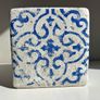 Cement Planter Portuguese azulejo | Moroccan encaustic style Image 2