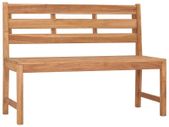 Garden Bench 120 cm Solid Teak Wood