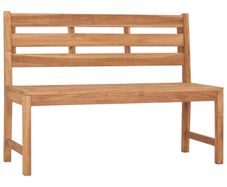 Garden Bench 120 cm Solid Teak Wood
