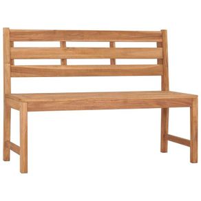 Garden Bench 120 cm Solid Teak Wood