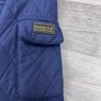 Barbour International Tourer Fleece Lined Quilted Jacket Womens 12 Image 3