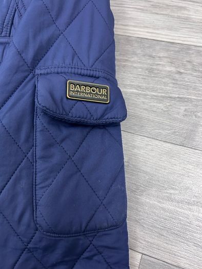 Barbour International Tourer Fleece Lined Quilted Jacket Womens 12