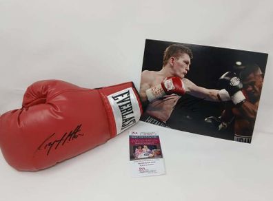 Ricky Hatton Signed Boxing Glove & Photo (JSA Certified)