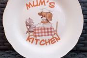 Cute, presume Vintage Kitchen Plate
