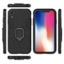 For iPhone XR Case Hybrid Cover Rugged Armor Shockproof Magnet Ring Holder Stand - FHT02IPK5 Image 4
