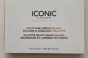 Iconic London multi use cream blush bronze highlight palette