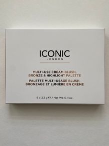 Iconic London multi use cream blush bronze highlight palette