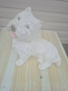 Westie dog ornament - excellent condition