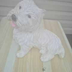 Westie dog ornament - excellent condition