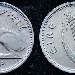 [#444] - Ireland 1967 | 3 Pence | Irish 3d | Hare | KM.12a | MS