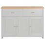 Sideboard Grey 112x35x81 cm Image 4