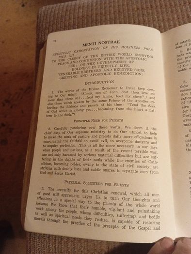 1955 The Popes and the Priesthood. Grail Publications. Religious. Vintage.